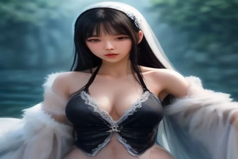 日系柔焦风格巨乳美女写真图集封面，模特身着和风浴衣坐于窗前，暖色自然光洒落，画面温柔清新