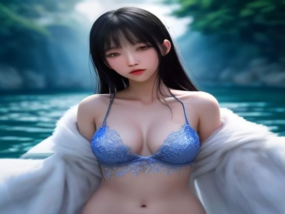 柔和自然光下一位清纯气质的巨乳美女写真图集封面，画面色调清新，展现多风格高清写真资源的视觉效果